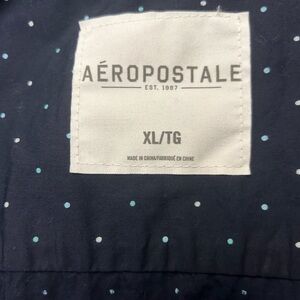Aeropostale Dark Blue Shirt with Dots